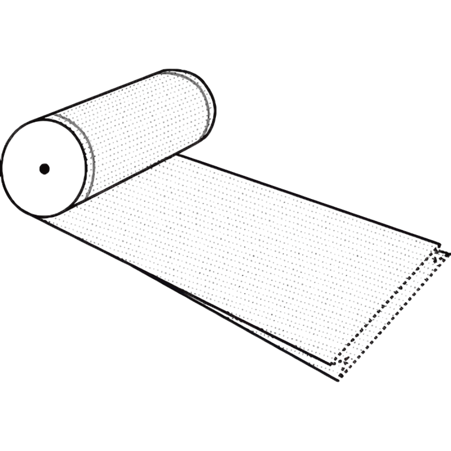 Seitenfaltenfolie 600,150/500m/25my, genadelt LDPE ``Klimaneutral produziert dur